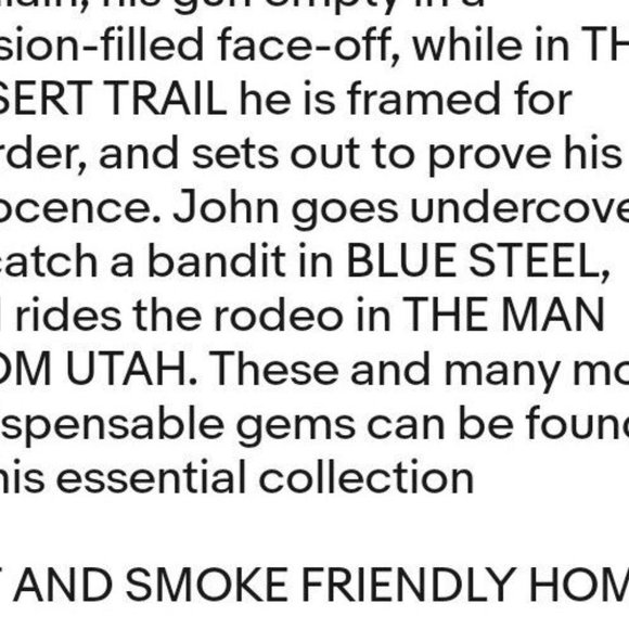 John Wayne 20 Movie Pack 3 DVD Set, SEALED - Picture 3 of 6